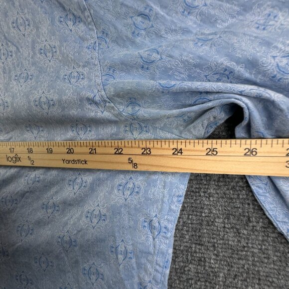 Robert Graham Long Sleeve Button Up Shirt Men Size Large Classic Blue Print - Picture 6 of 16